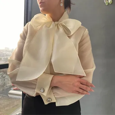 Блузка из органзы “Lulu” – заказать на Ярмарке Мастеров – SHPKIRU | Блузки,  Москва