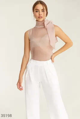 Воздушная блуза из органзы (арт. 35198) ♡ интернет-магазин Gepur