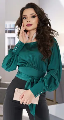 Женская одежда оптом Montella | Шелковая блузка № 4245