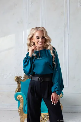 Блузки: шелковая блузка Грейс – купить на Ярмарке Мастеров – MB3BARU |  Блузки, Санкт-Петербург | Шелковая блузка, Модные стили, Блузки