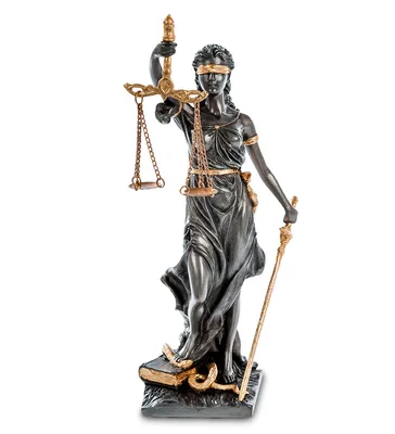 Статуэтка \"Фемида - богиня правосудия\" - купить по выгодной цене в  интернет-магазине OZON