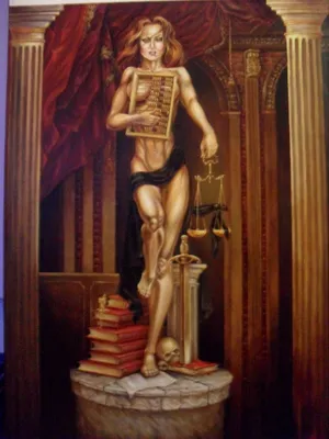 Фемида – Богиня правосудия - Изобразительное искусство - Масло, акрил