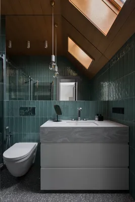 Ванные комнаты с зеленой плиткой –135 лучших фото-идей дизайна интерьера  ванной | Houzz Россия