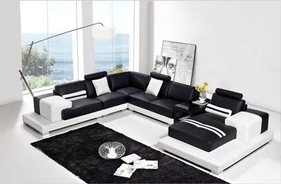 Большие диваны в гостиной | Особенности интерьера с крупной мебелью