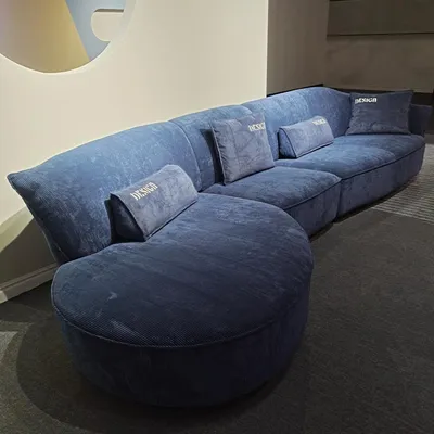Итальянский светлый роскошный диван, минималистичный изогнутый тканевый  диван для гостиной, современный роскошный угловой комбинированный  секционный диван, большие диваны - купить по выгодной цене | AliExpress