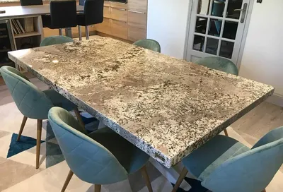 Кухонные столы из искусственного камня, виды, формы, плюсы и минусы данного  решения - статья от студии камня \"Hilson\"