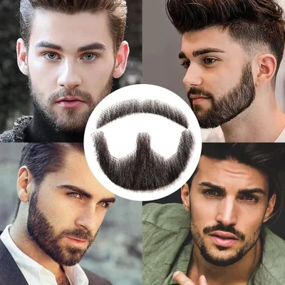 Невидимая Мужская короткая борода QUEENYANG, настоящие волосы, незаменимая  поддельная борода, борода, мужская борода - купить по выгодной цене |  AliExpress
