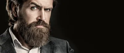 Портрет красивого бородатого мужчины в костюме мужская борода и усы  сексуальный мужской брутальный хипстер-мачо элегантный красивый мужчина в  костюме красивый бородатый бизнесмен | Премиум Фото