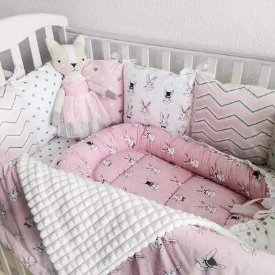 Бортики в кроватку для новорожденных своими руками, выкройки, шьем защиту  для кровати от падений своими руками