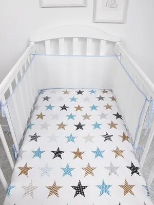 Бортики в кроватку для новорожденных защитные 31x180 Сетка Baby Nice  13167036 купить за 820 ₽ в интернет-магазине Wildberries