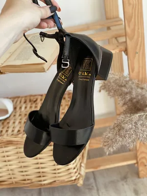 Женские черные босоножки на каблуке И-KJ302-1 - купить недорого в интернет  магазине \"OLLA\", Украина.