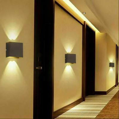 Светильник в коридор на стену - 78 фото