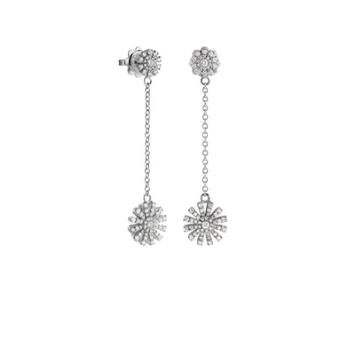 White gold and diamonds earrings, 6 mm. / 10 mm. | DAMIANI