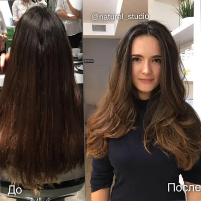 Брондирование волос 2022 - фото до и после окрашивания brond