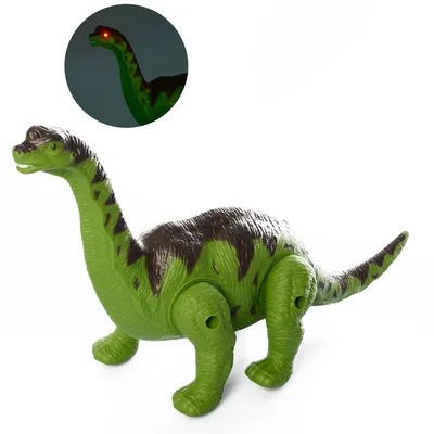 Детский динозавр Бронтозавр JiaQi (световые и звуковые эффекты) - TT351  купить оптом или в розницу в Москве.
