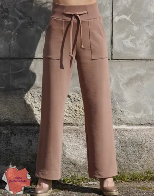 Трикотажные брюки Релакс, Выкройка — Elenapatternstudio