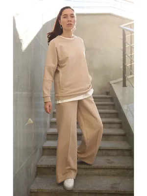 Женские Трикотажные штаны с карманами на резинке (размер 42-50) купить в  онлайн магазине - Unimarket