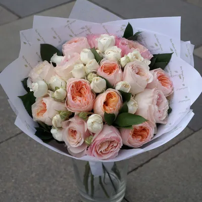 Купить Букет 19 бордовых роз в упаковке для Ваших близких, с доставкой по  Запорожью! Наши флористы с удовольствием соберут для Вас букет из самых  свежих цветов! Салон Мир Цветов в Запорожье
