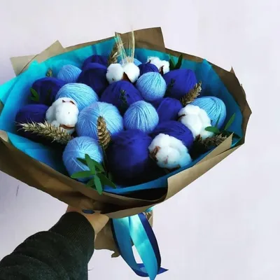 Букет из пряжи, Цветы и подарки в Ярославле, купить по цене 2880 RUB,  Другое в Эдем с доставкой | Flowwow