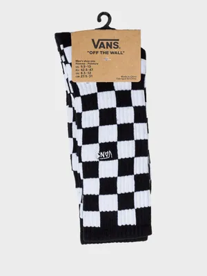 Носки и гольфы Vans Checkerboard II Crew VN0A3H3OHU01 для мужчин  Белый/чёрный - купить в Киеве, Украине в магазине Intertop: цена, фото,  отзывы