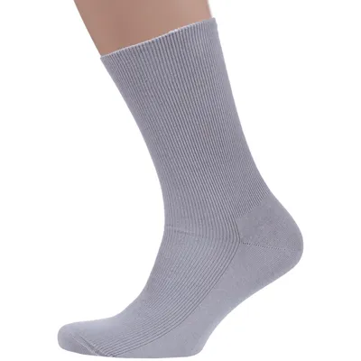 Носки мужские серый хлопковые Dr Feet 15DF1 купить в интернет-магазине