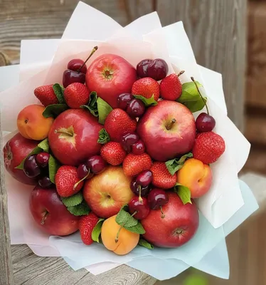 1️⃣ Купить красный фруктовый букет с доставкой Усть-Каменогорск | Pro-Buket