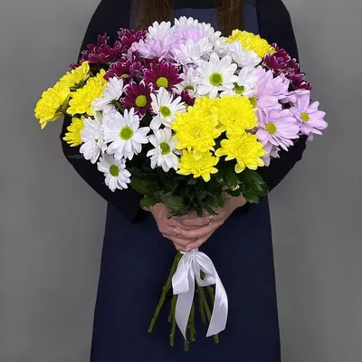 Купить Букет хризантем \"Воздушное облако\" в Великом Новгороде - магазин  цветов «Фиеста»