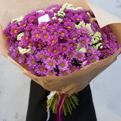 Букет из роз, хризантем и эустомы - купить в Москве по цене 4790 р - Magic  Flower
