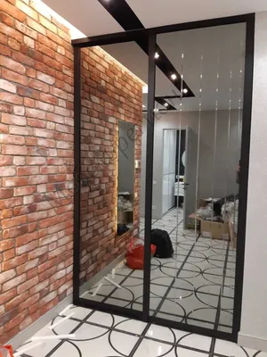 Двери-купе зеркало графит с алмазной гравировкой - Мебельрегион -  прозводство мебели в Санкт-Петербурге