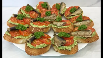 Новые Праздничные Бутерброды со Шпротами Очень Вкусно!!! / Новогодние  Бутерброды / Sprat Sandwiches - YouTube