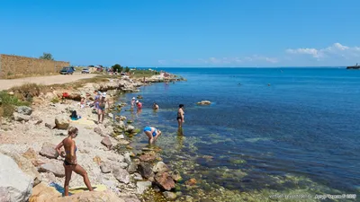 Пляжи в районе Летчики и бухты Омега (Севастополь)