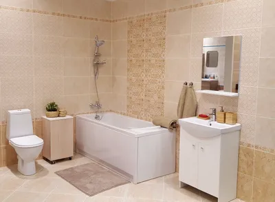 Бюджетный вариант оформления совмещенной ванной комнаты. #дизайн_ванной  #не_дорогая_ванная_комната #… | Bathroom design, Bathroom design tool,  Bathroom tile designs
