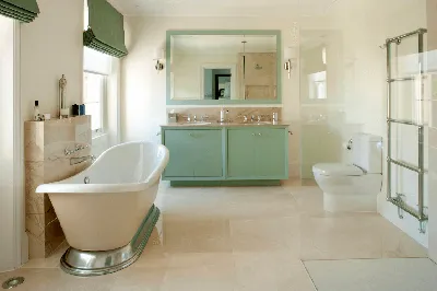 Цвет ванной комнаты по фен шуй - 72 фото