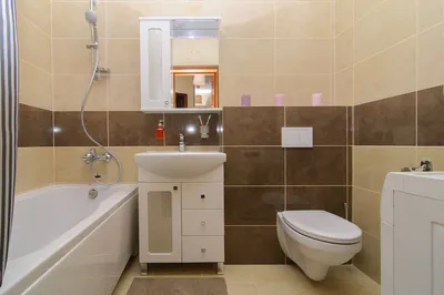 Дизайн ванной комнаты совместно с туалетом - 73 фото