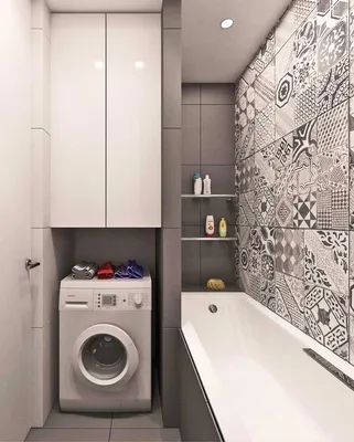 Дизайн маленькой ванной комнаты без унитаза - 60 фото