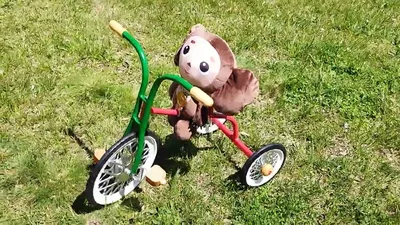 😜 🚴Трехколесный велосипед-\"Малыш\", на Чебурашка. - YouTube