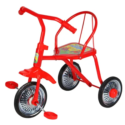 Велосипед 3-х колесный \"Озорной ветерок\", КРАСНЫЙ купить в интернет  магазине Растишка в Тамбове