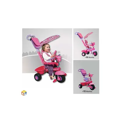 SMART BABY Велосипед 3-колесный Люкс 3 в 1 цвет. (арт. SM1562211DX) |  Интернет-магазин детских игрушек KidLand.ru