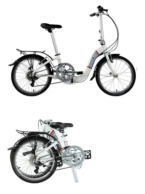 Складной велосипед Dahon CIAO D7 Cloud/Silver, рама алюминиевая, колёса  20\", 7 скоростей Dahon 11603150 купить в интернет-магазине Wildberries