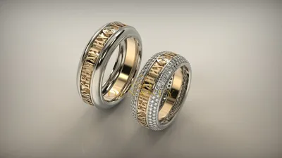 Венчальные кольца «Венчальная молитва» | Ювелирная мастерская династия