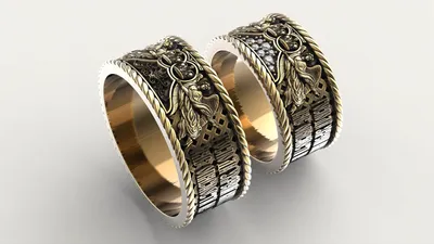 Венчальные кольца «Заповедь любви» | Ювелирная мастерская династия