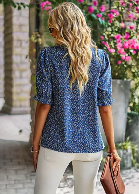 Блузка из шелка с длинным рукавом стильная - 67 фото
