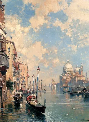 Большой канал в Венеции - Клод Моне