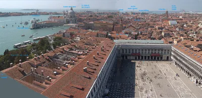 Пролетая над Венецией - Панорама Венеции. Виды Венеции. Канал Сан-Марко
