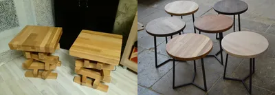 Купить деревянные табуретки из массива в Москве. Кухонные табуретки из  дерева.