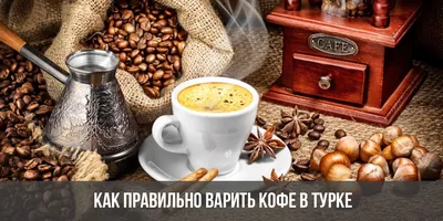 Как варить кофе в турке: как правильно сварить дома