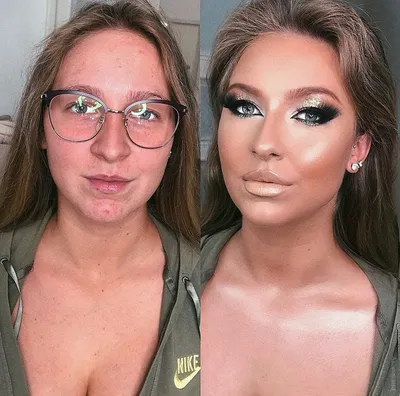 До и после: чудесные преображения при помощи макияжа