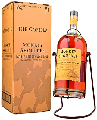 Виски Monkey Shoulder 4,5 л на качелях — Виски, бурбон — выбрать по  выгодной цене на Яндекс Маркете