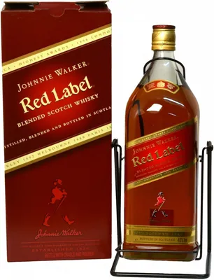 Виски \"Red Label\", 3 л — купить виски Джонни Уокер, \"Рэд Лейбл\", в упаковке  с качелями, 3000 мл – цена 11670 руб в Winestyle