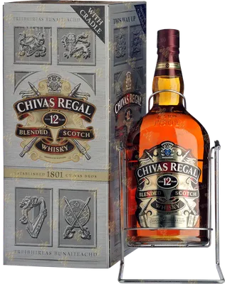 Виски блендированный Chivas Regal 12 years big gift box 4,5L Chivas Regal.  Купить Чивас Ригал 12 лет в коробке с качелями в магазине Вайн-Бутик в  Москве. Низкие цены, заказ онлайн на официальном